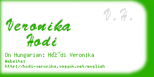 veronika hodi business card